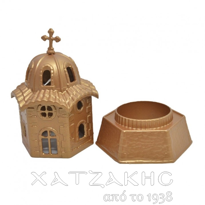 ΚΑΝΔΗΛΙ ΕΠΙΤΡΑΠΕΖΙΟ ΕΚΚΛΗΣΣΑΚΙ ΜΠΡΟΝΖΕ