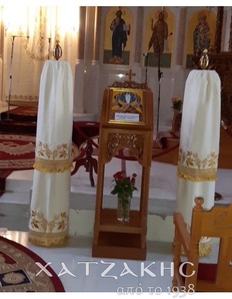 ΚΑΛΥΜΜΑ ΝΤΟΛΤΣΑΣ ΚΕΝΤΗΤΟ ΛΕΥΚΟ ΒΕΛΟΥΔΟ ΖΕΥΓΟΣ