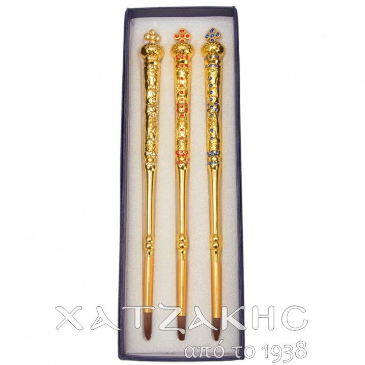 ΜΥΡΟΣΤΡΑ ΣΕΤ 3 ΤΕΜΑΧΙΑ ΕΠΙΧΡΥΣΗ ΜΕ...