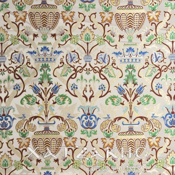 ΙΕΡΑΤΙΚΟ ΥΦΑΣΜΑ ΣΤΟΦΑ ΛΕΥΚΟ-ΧΡΥΣΟ...